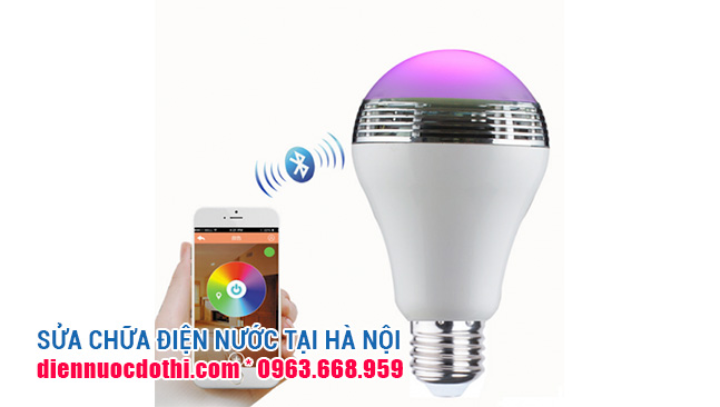 Bóng đèn sử dụng Wifi, kết nối với thiết bị thông minh Bóng đèn sử dụng Wifi, kết nối với thiết bị thông minh