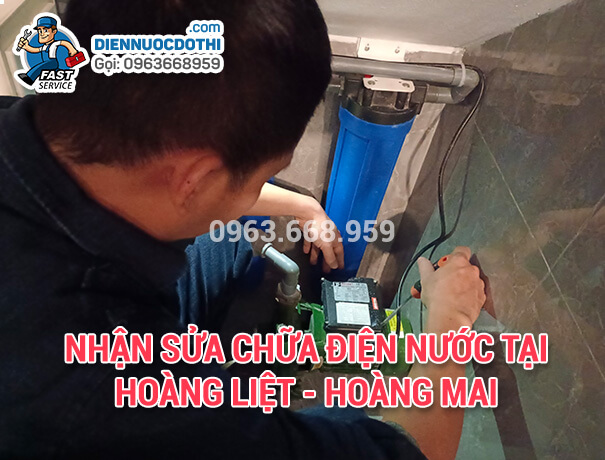Nhận sửa chữa điện nước tại Hoàng Liệt - Hoàng Mai Nhận sửa chữa điện nước tại Hoàng Liệt - Hoàng Mai