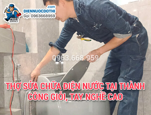 Thợ sửa chữa điện nước tại Thành Công giỏi, tay nghề cao Thợ sửa chữa điện nước tại Thành Công giỏi, tay nghề cao